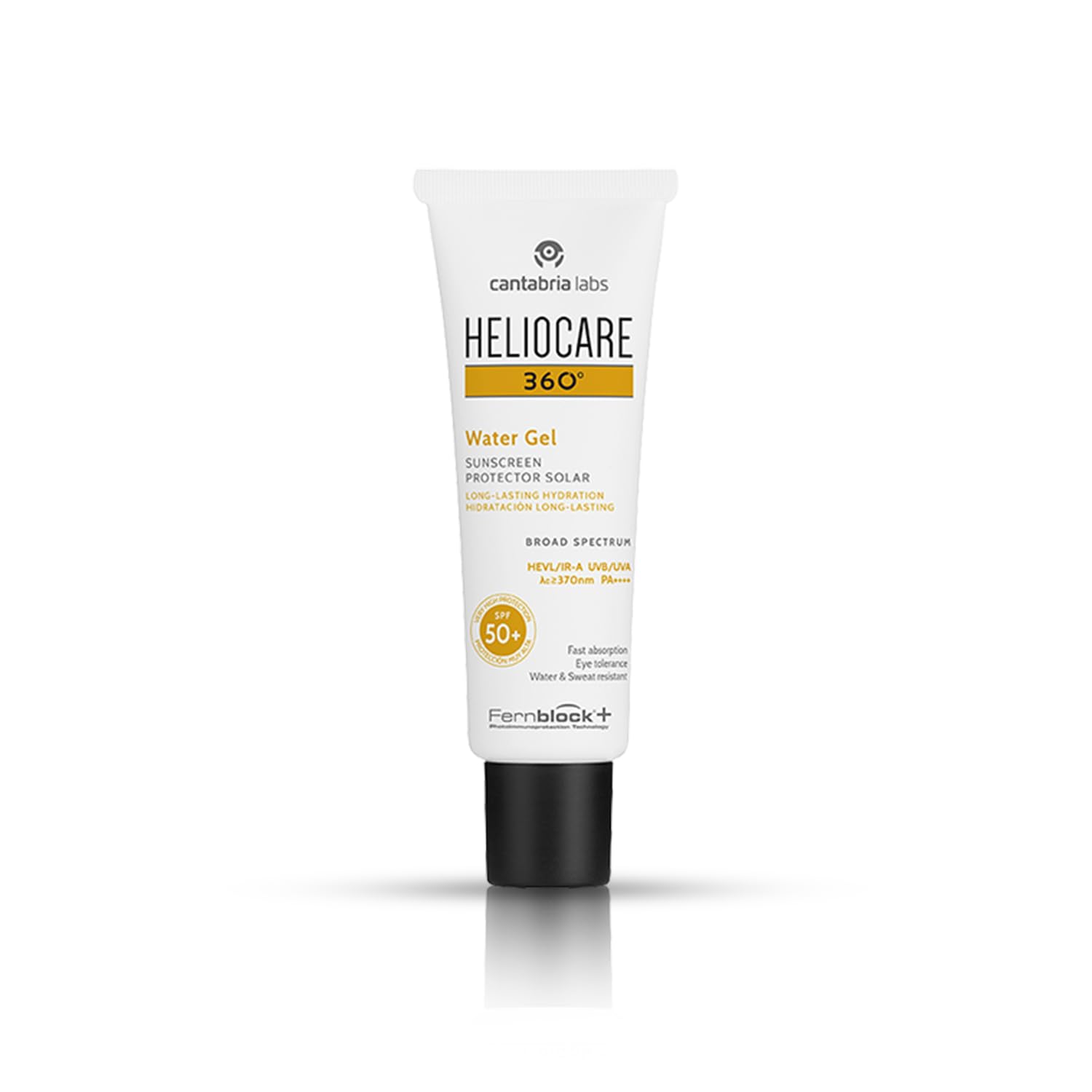 Heliocare 360° Water Gel SPF 50+ | Daily UVA & UVB Protection Sun Cream ...