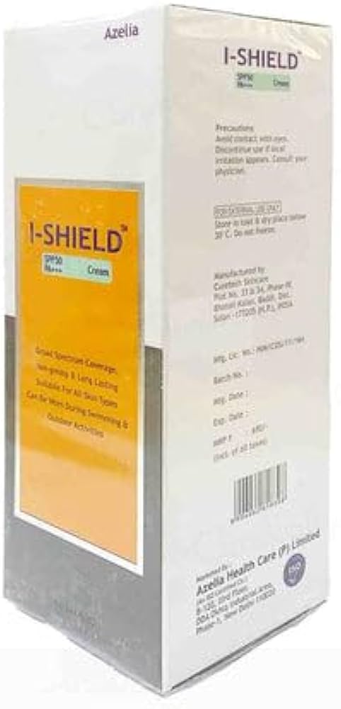 Azelia I-Shield Sunscreen Cream SPF 50 PA+++ – 75 gm
