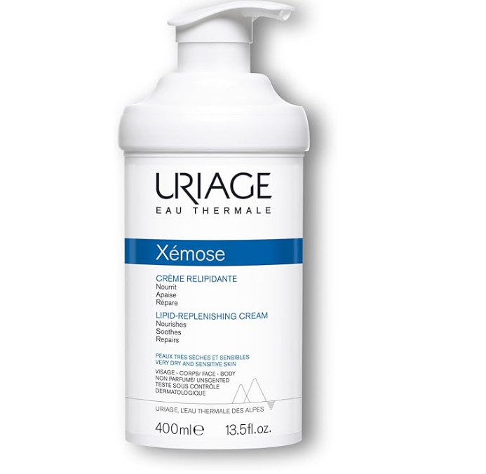 Uriage Xémose Lipid-Replenishing Cream – Soothes & Hydrates Dry Skin-400 ml