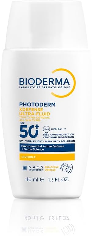 Bioderma Photoderm Xdefense Ultra-Fluid SPF 50+ Invisible Sunscreen PA ...
